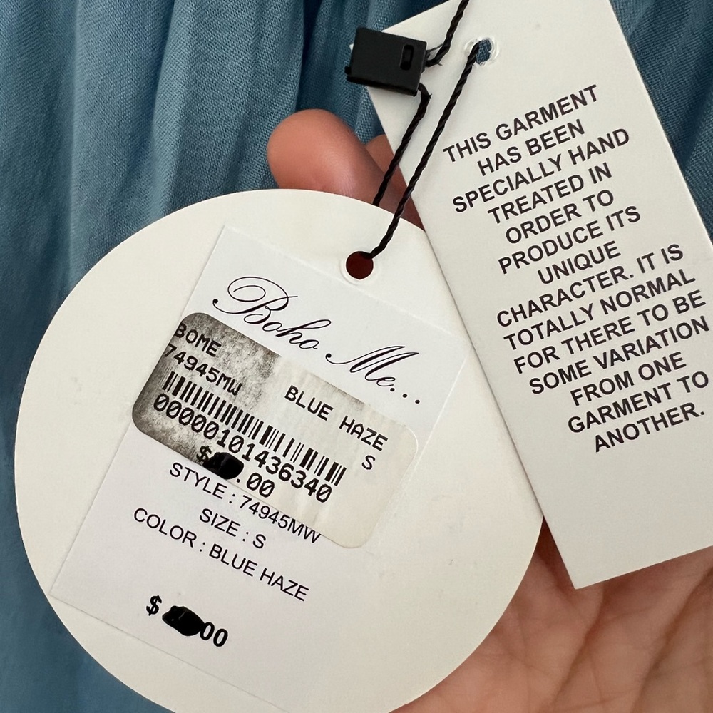 Boho me blue romper small